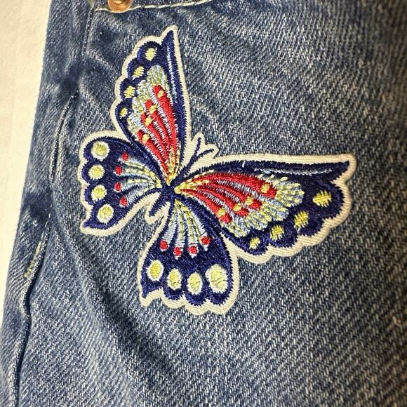 Wild Fable Women’s 100% Cotton Denim zipper Mini Skirt With‎ Patches Button 4 - Picture 3 of 8